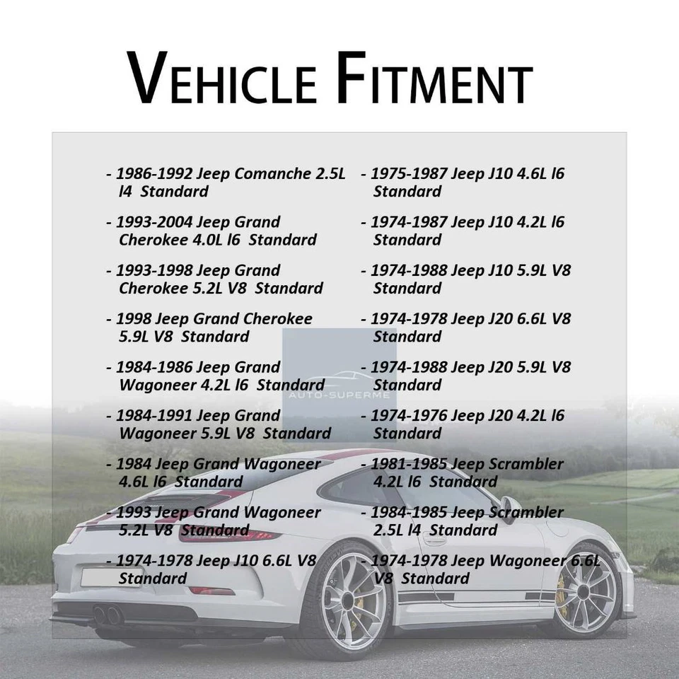 Termostato de refrigerante de motor de moto para Jeep CJ7 1976-1978 3,8 L Foto 3 de 4
