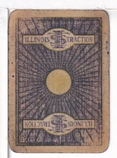 Single Railroad Playing Card "Illinois Traction RR, ITS 3b" Bollhagen, Stand