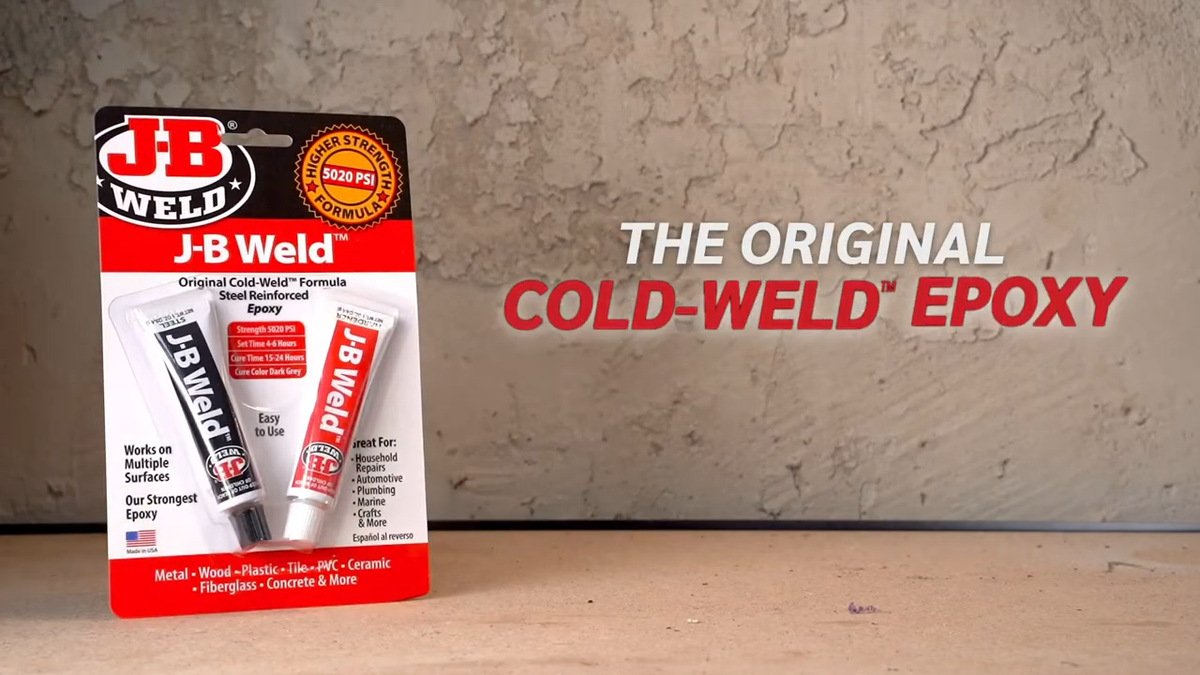 Jb Weld Epoxy Glue Steel Reinforced J B Weld 8276 KwikWeld Quick