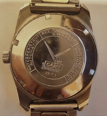 Camy Geneve Superautomatic Club-Star Vintage watch. ETA Cal. 2789