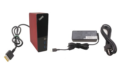 Lenovo ThinkPad OneLink Dock Heatwave Red+ 65W Netzteil für X1 Carbon 20BT