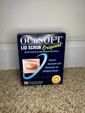 OCuSOFT Lid Scrub Original Eyelid Cleansing Pad 30 pads exp. 02/2023