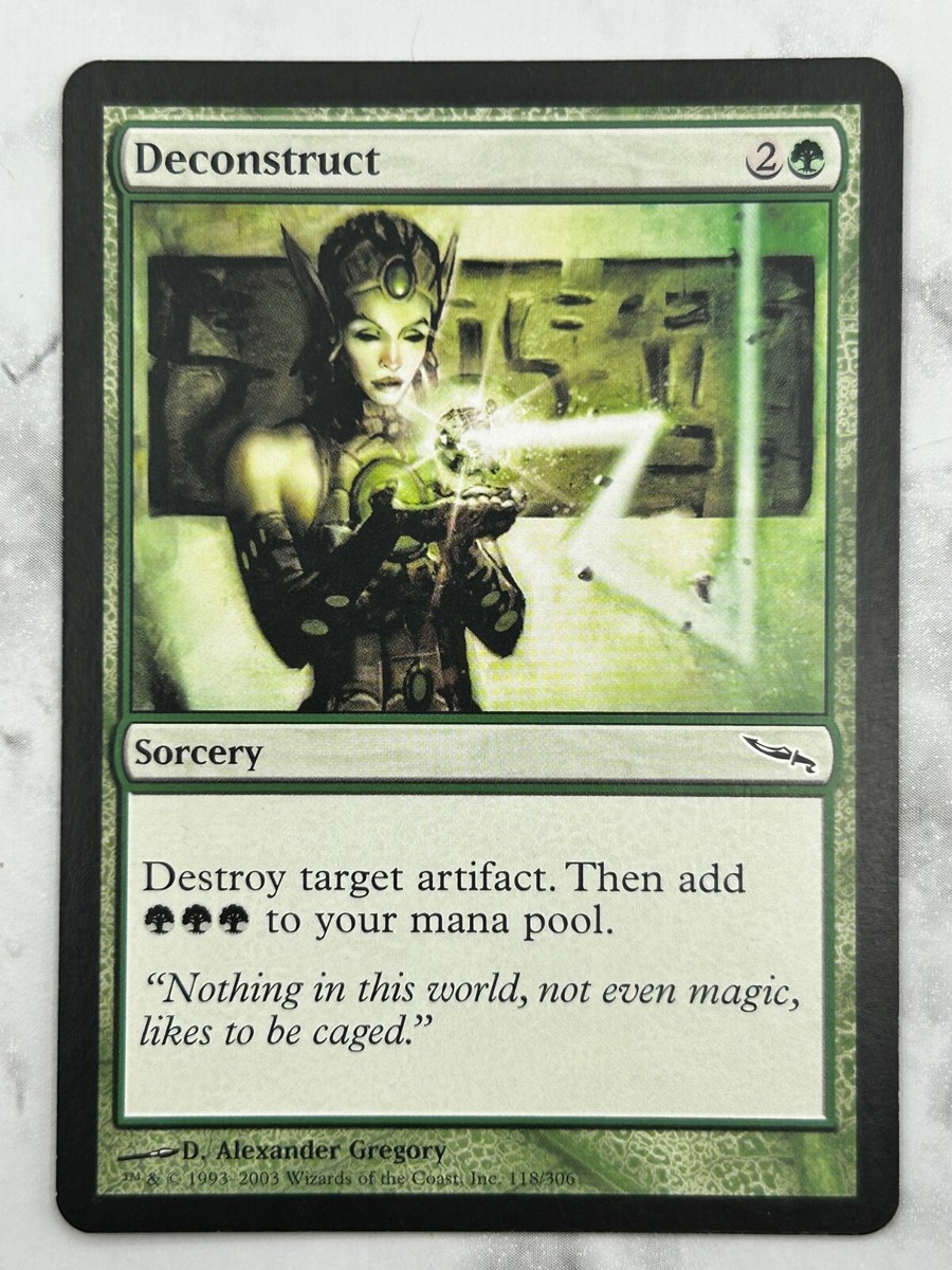 Deconstruct Mirrodin - MTG Magic the Gathering - NM Deconstruct Mirrodin - MTG Magic the Gathering - NM