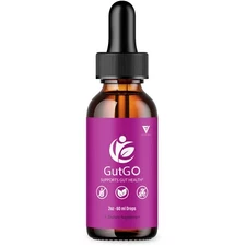 GutGo Drops Wellness Support Supplement Gut Go Maximum Strength (2oz)