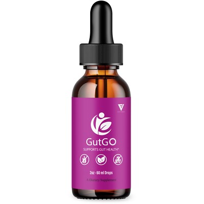 GutGo Drops Wellness Support Supplement Gut Go Maximum Strength (2oz)