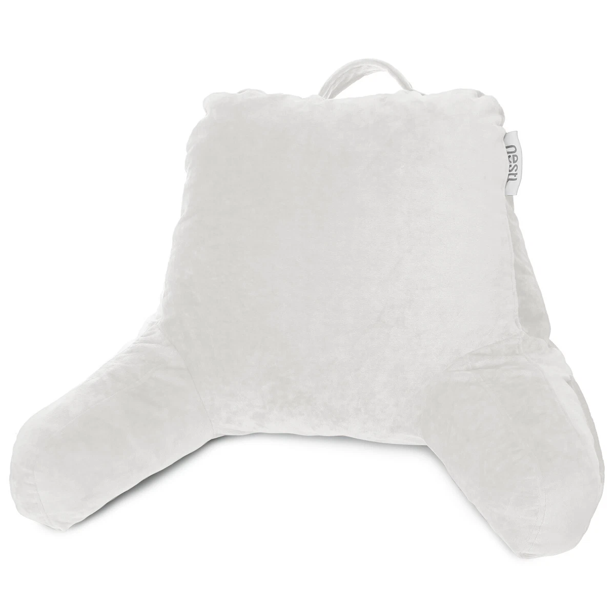 Nestl Reading Pillow Large Bed Pillow, Back Pillow for Sitting in Bed  Shredded Memory Foam Chair