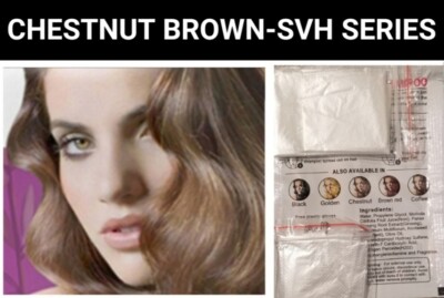 5 PCS BROWN HERBAL PLANTS HAIR DYE SHAMPOO-COLOR GRAY HAIR LONG LASTING COLORS