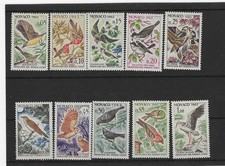 TIMBRE MONACO NEUF N° 581 à N° 590 SERIE NEUF N** TTB TIMBRES SANS CHARNIERE