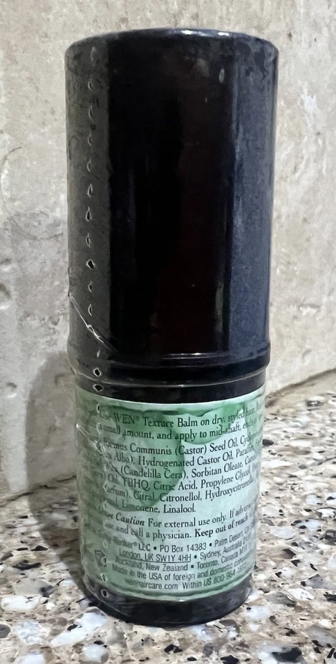 Bálsamo para el cabello Wen by Chaz Dean pepino textura menta .35 OZ nuevo sellado difícil de encontrar raro Foto 2 de 2