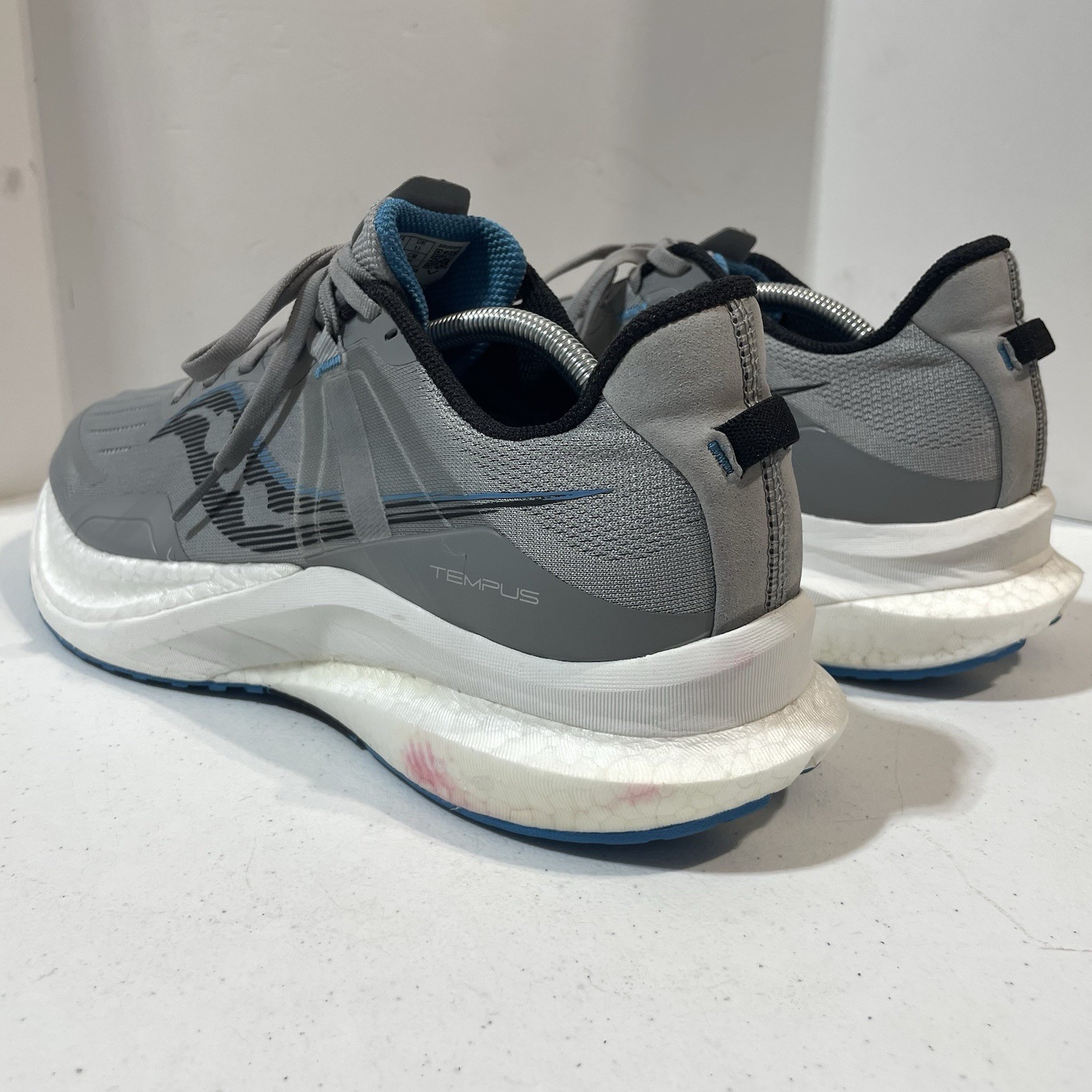 Saucony Mens Size 12 Tempus Running Shoes Grey Sneaker image 8