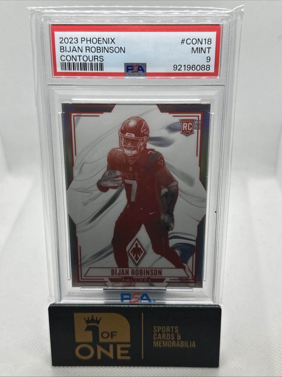 2023 Phoenix - Contours - PSA 9 - Bijan Robinson RC - Falcons