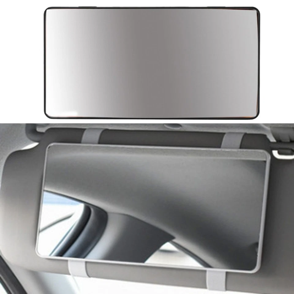Car Makeup Mirror Compact Size Easy Installation High Definition Reflection - Image 2 of 4