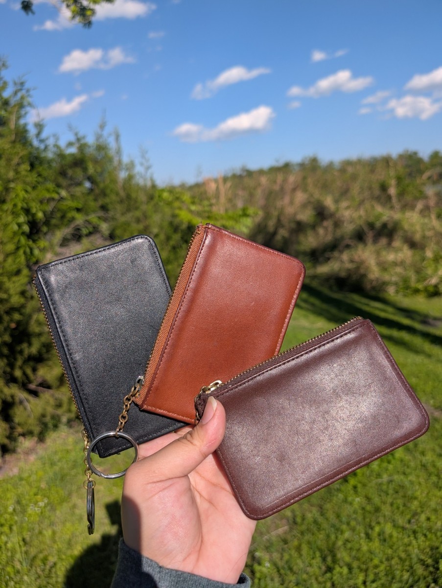 Vintage Coach Black Mini Skinny Case Wallet 6902 | eBay