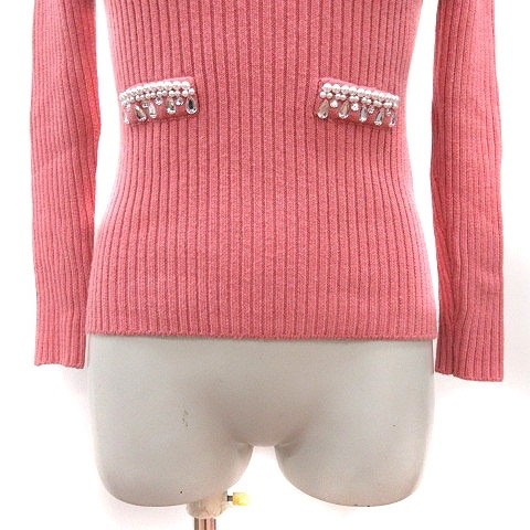 Michell Macaron Angora Blend Knit Long Sleeve Top… - image 3