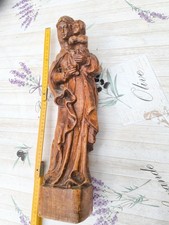 Figurka Matki Bożej z dzieckiem ręcznie rzeźbiona 50 cm