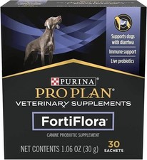 Purina FortiFlora Pro Plan Veterinary Probiotic DOG Supplement - 30 Sachets