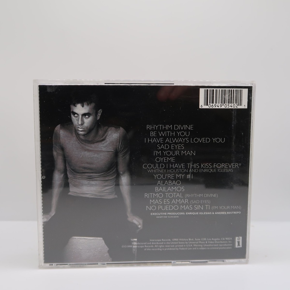 Enrique Iglesias – Enrique CD 1999 Latin Pop Interscope Records