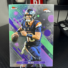 Topps Finest 2025 Bo Nix Finest Performance 53 Denver Broncos