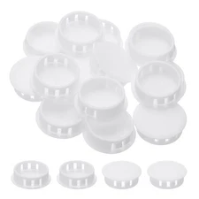 Plastic Hole Plugs, 55 Pcs 1 1/5"(32mm) Round Plastic Hole Caps, White