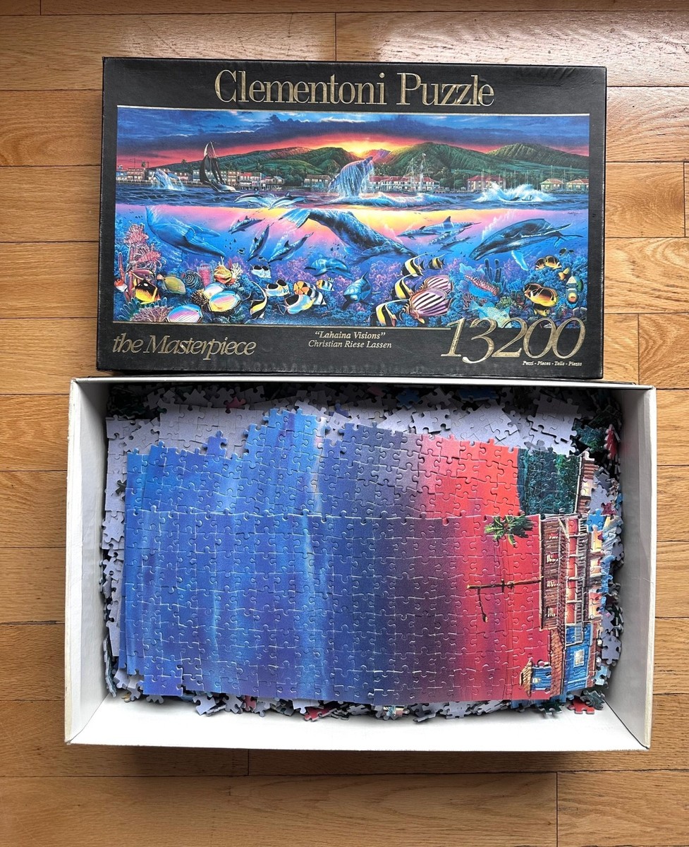 SUPER RARE 13200 CLEMENTONI LAHAINA VISIONS Masterpiece Jigsaw