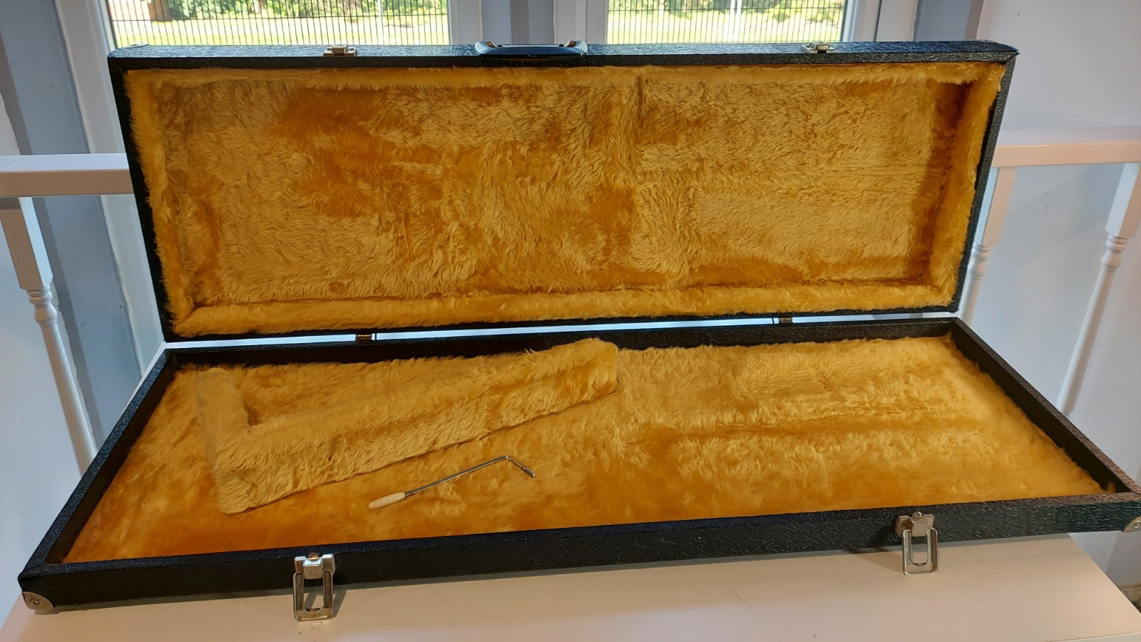 Vintage Cheney Padded Guitar Case - Hard Case