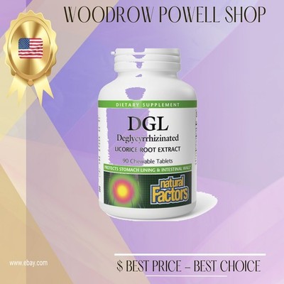 90 Count DGL Chewable Tablets - Natural Digestive Aid with Licorice Root Extract
