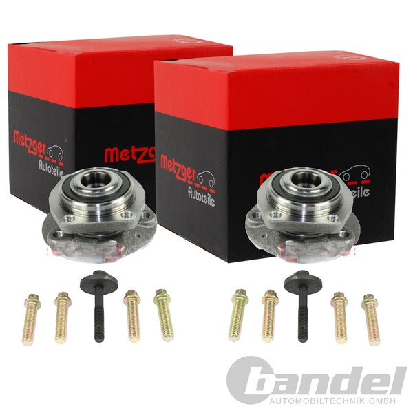 2X Metzger RADLAGER-SATZ Vorne Passend FÜR Volvo C70 S70 V70 Links+Rechts | WM-image