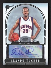 2007-08 Bowman Sterling Alando Tucker #AT2 Rookie Auto Phoenix Suns TV3067