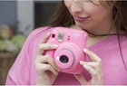 Fujifilm Instax Mini 9 Instant Camera Flamingo Pink with 10 Shots of film