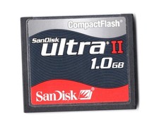 SanDisk Ultra II 1GB CF Compact Flash Camera Memory Card