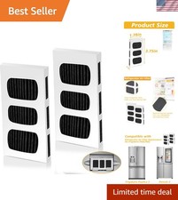 2-Pack Frigidaire Refrigerator Air Filter - Activated Carbon Odor Absorbers