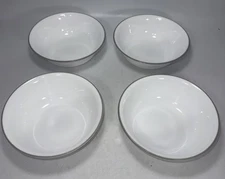 4 Corelle 6 1/4" Mystic Gray Cereal, Desert, Salad, Soup Bowl(s) holds 2 Cups