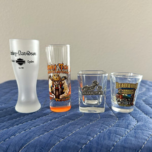 Harley-Davidson Shot Glass Set 4