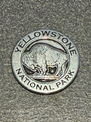 #ad Yellowstone National Park Token Old Faithful Geyser Bison $4.75