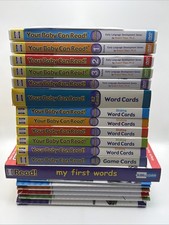 Your Baby Can Read Learn Set / DVDs Books Cards Bundle Lot