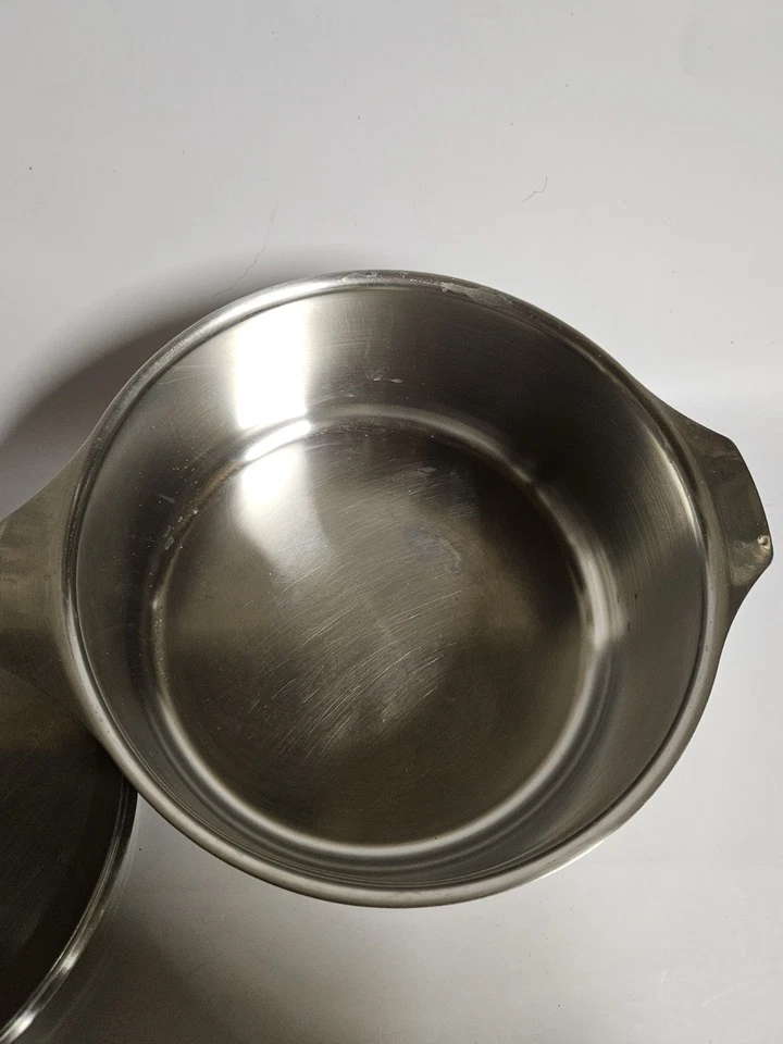 CASSEROLE TRIPLINOX LETANG & REMY ACIER INOX 18/10 / CUISSON MADE IN FRANCE - Photo 4/4