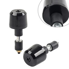 Pair 7/8" 22MM Universal Motor Handle Bar End Plug Handlebar Grip Ends Caps