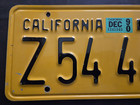 1956 California Original License Plates, PAIR, Z54 464 — photo 3