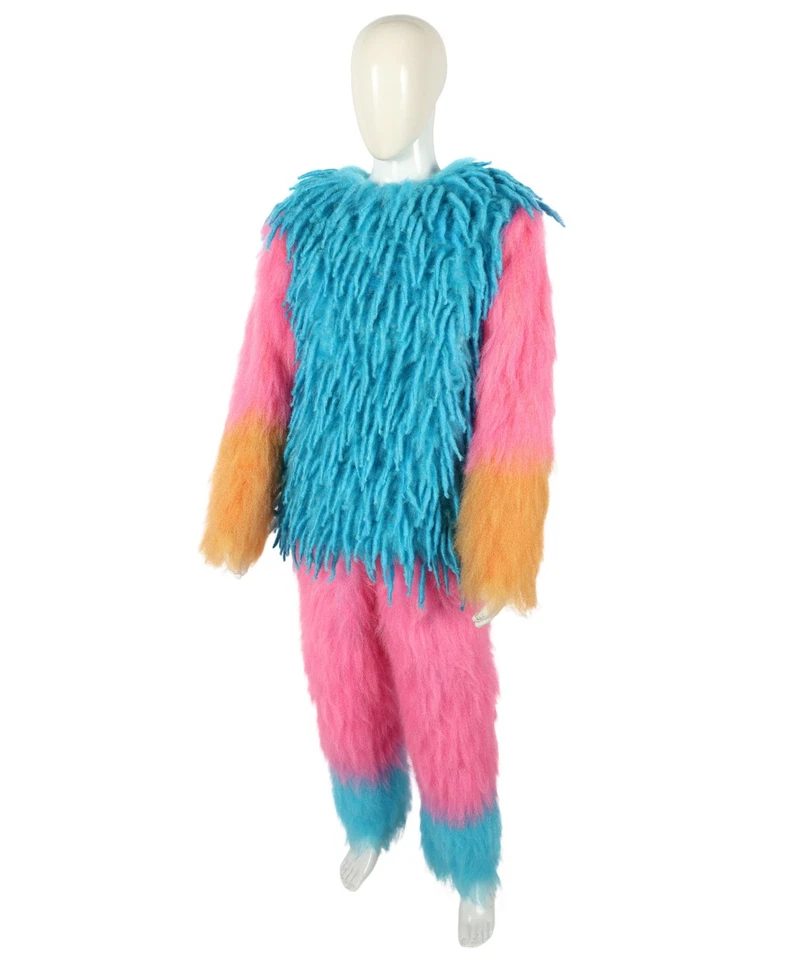 HPO Adulto Unisex Peludo Múltiples Monstruo Peludo Disfraz y Paquete Conjunto con Máscara Foto 2 de 4