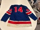 original circa mid 1970's LOUISVILLE BLADES hockey team GAME WORN DURENE JERSEY — photo 4