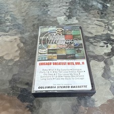 Chicago Greatest Hits Vol. II Cassette Tape Vintage 1981 CBS