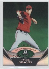 2011 Bowman Platinum Prospects Green 598/599 Tyler Skaggs #BPP30 0m8