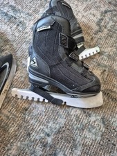 Junior Size 12J Jackson Softec Black Figure Ice Skates