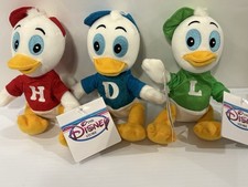 Huey Dewey Louie Disney Store Plushes Set Of 3 With Tags