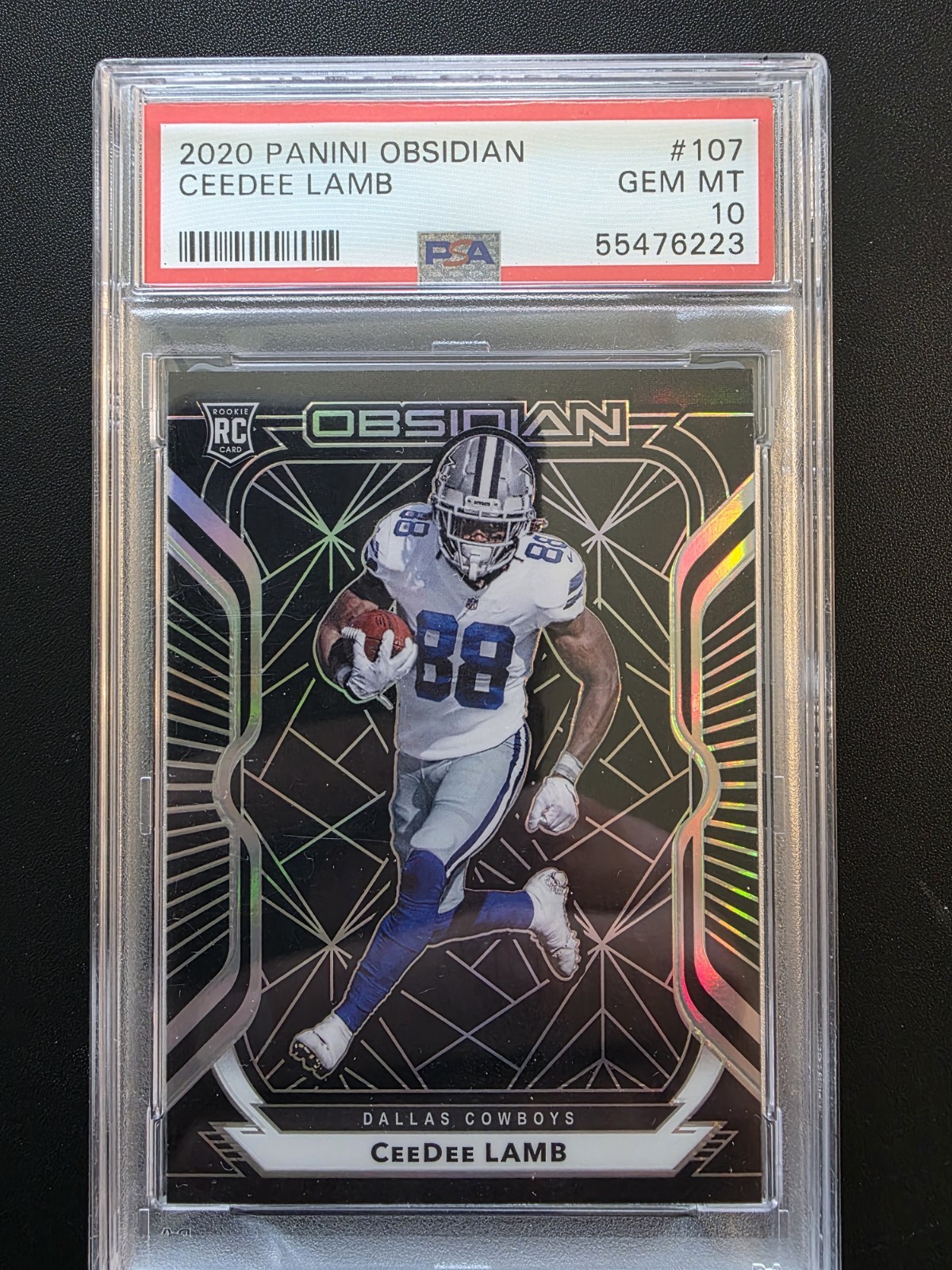 CeeDee Lamb Panini Obsidian #107 Base