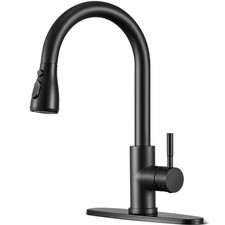 Modern 3 Spray Mode Single-Handle Pull-Down Sprayer Kitchen Faucet with Lead-Fre