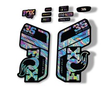 Fox 36 Step Cast Sc 2021 Performance Fork Decals Suspension Sticker Oil Slick 1
