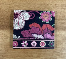 Vera Bradley Sticky Note Holder With Pink Sticky Notes Floral New