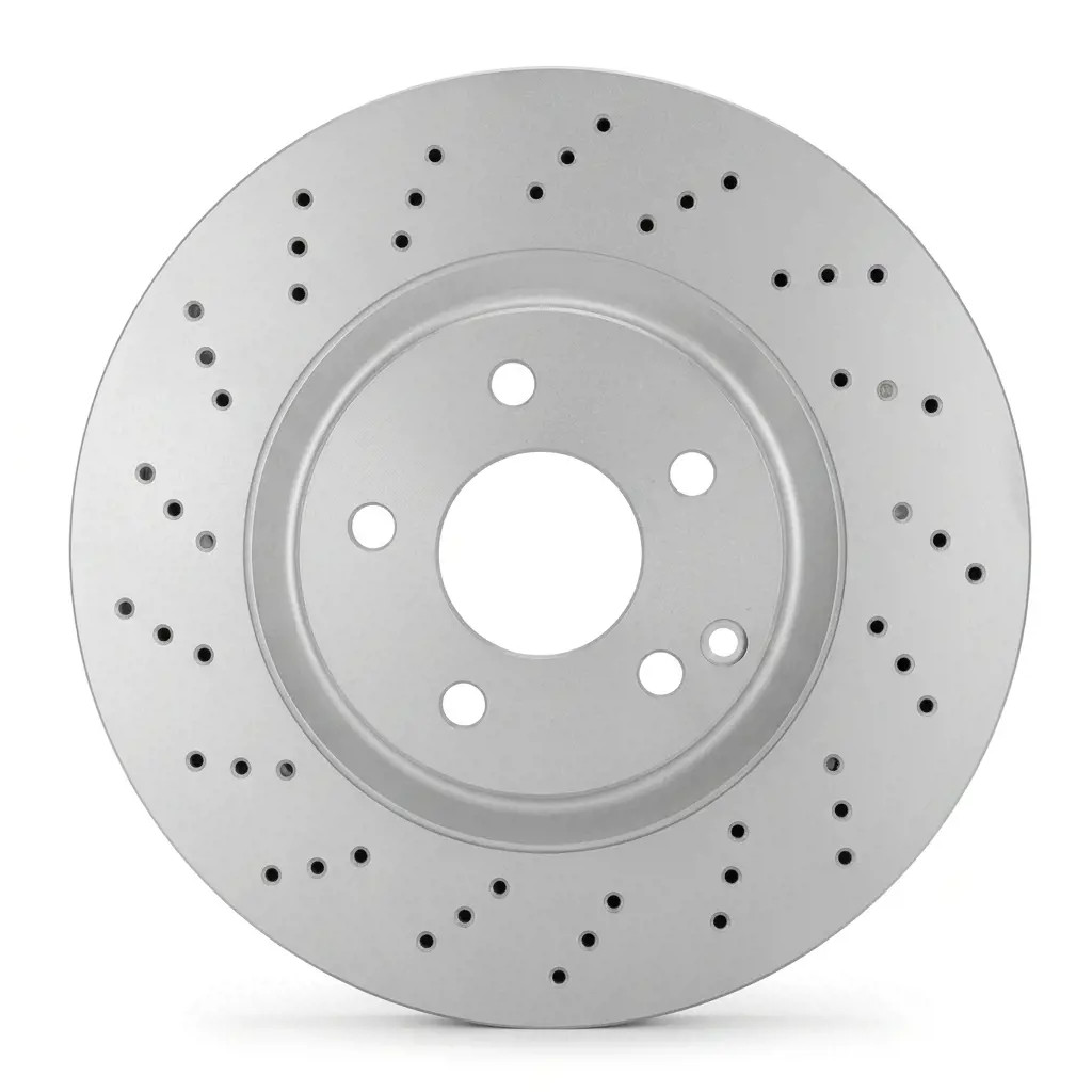 HELLA 8DD 355 127-951 Disco freno forato, rivestito, ad alto tenore di carbonio, con bulloni/viti - Immagine 3