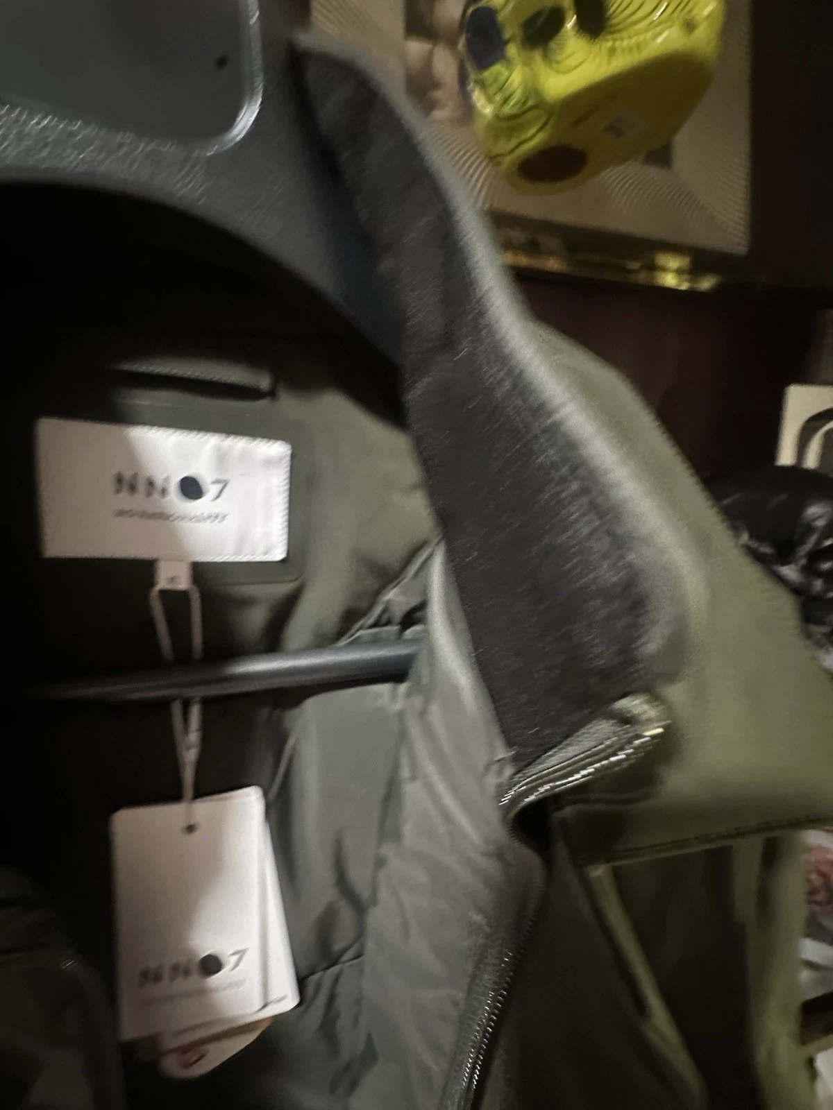 NN07 no nationality Men Green Primaloft Insulated Mid-Length Coat XL Zip/Button - product detail image 11